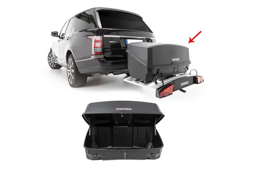 Menabo Mizar 300L Heckträger Transportbox - Dachbox für zusätzlichen Stauraum, ideal für Reisen und Outdoor-Aktivitäten. Robuste Konstruktion, einfach zu installieren und kompatibel mit den meisten Autos.