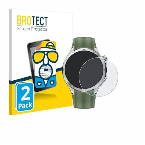 BROTECT Entspiegelungs-Schutzfolie für OnePlus Watch 3 (2 Stück) Matte Displayschutz-Folie, Anti-Reflex, Anti-Fingerprint