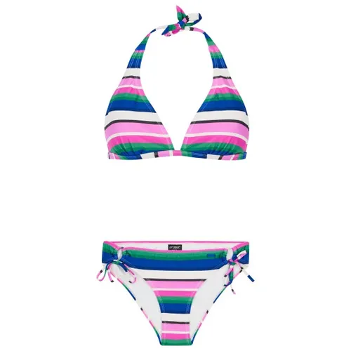 PROTEST Damen Bikini PRTKami Halter C-cup - Bikinis aus recycelten Materialien, nachhaltiger Stil und anpassbare Passform für unbeschwerte Sommertage am Strand.