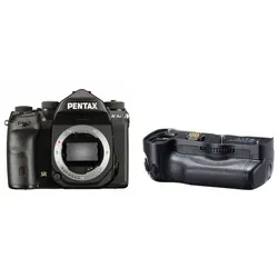 Pentax K-1 Mark II + Batteriegriff D-BG 6 - Spiegelreflexkamera mit verbessertem Autofokus und Handheld-Pixel Shift Resolution II. Der Batteriegriff D-BG 6 sorgt für optimale Kontrolle und verlängerte Aufnahmezeiten.