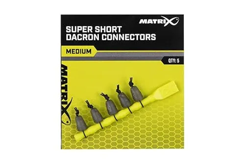 Matrix Super kurze Dacron-Verbindungsstücke, 5 Stück, Größe M
