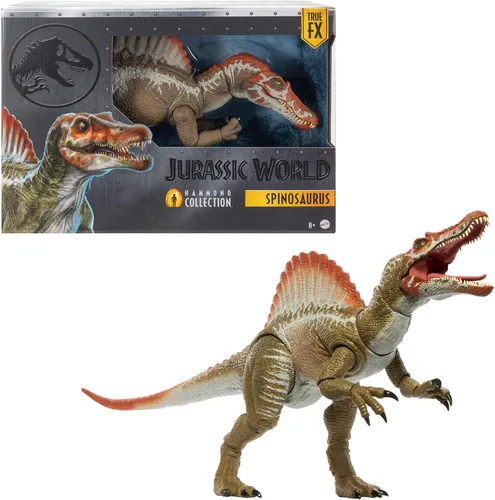 Jurassic World Hammond Collection Spinosaurus (JCH09) - Puppen, Spielzeugfigur - Detailgetreue Spinosaurus-Figur aus der Hammond Collection, ideal für Sammler und Jurassic World-Fans.