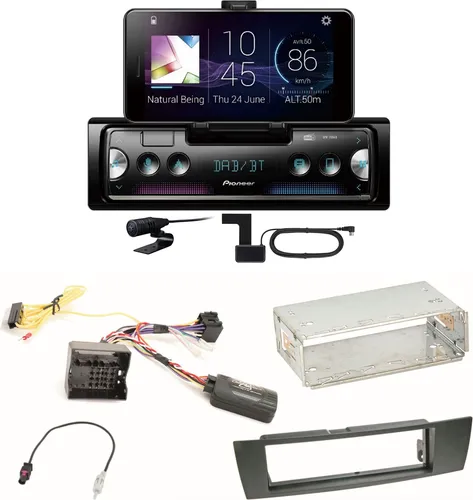 Pioneer SPH-20DAB Digitalradio Bluetooth FLAC Einbauset für BMW E90 E91 E92 E93