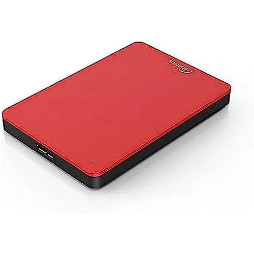 Sonnics 1TB Rot Externe tragbare Festplatte USB 3.0 super schnelle Übertragungsgeschwindigkeit für den Einsatz mit Windows PC, Apple Mac, Xbox ONE und PS4 Fat32