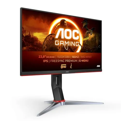 24" 24G2ZE BK - Full HD Gaming Monitor, 240Hz und 0.5ms Reaktionszeit für flüssiges Spielen und präzise Farben