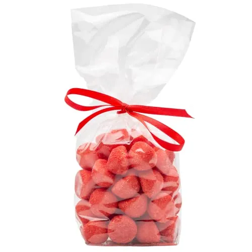 Pakomat Cellophantüten 10×15 cm 100 Stück – transparente Cellophanbeutel, Klarsichtbeutel, Gebäcktüten und Tüten durchsichtig für Süßigkeiten, Mitgebsel, Geschenke und DIY