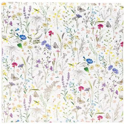 goldbuch Fotoalbum 30x31 cm Summer Meadow white - Hochwertiges Fotoalbum mit 60 Seiten für Ihre schönsten Erinnerungen, ideal für kreative Gestaltung und langlebige Aufbewahrung.