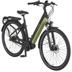 PROPHETE GENIESSER 6.0 Damen E-Bike 28" mit AEG Mittelmotor - Erleben Sie das PROPHETE GENIESSER 6.0 Damen City E-Bike mit leistungsstarkem AEG Mittelmotor, integrierten Akku für bis zu 220 km Reichweite und komfortabler Shimano 7-Gang Nabenschaltung. Ideal für entspannte Stadtfahrten!