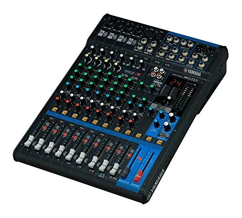 Yamaha MG12XU Mixer - Studio- und Livemixer - Mischpulte mit 12 Kanälen, integriertem Effektprozessor und hochwertiger Audioqualität für professionelle Anwendungen in Studio und Live-Performances.
