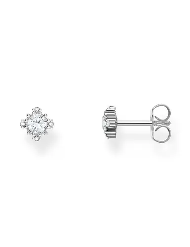 Thomas Sabo H2311-051-14 Silberne Ohrstecker mit weißem Stein Damen