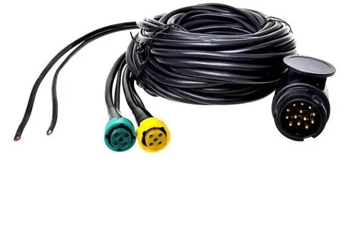 Pro Plus Kabelsatz 9M mit Stecker 13-polig und 2x Steckverbinder 5-polig + 6M DC