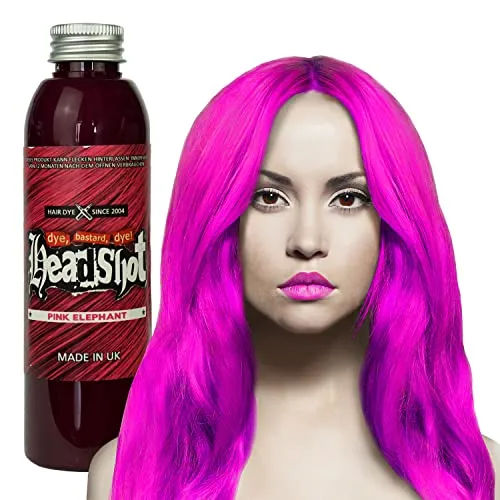 Pinke Haarfarbe Headshot Pink Elephant, Semi-permanente Haartönung 150 ml
