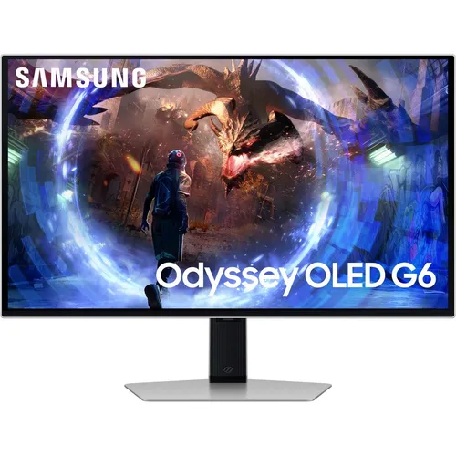 Samsung Odyssey G60SD OLED Gaming Monitor 27 Zoll - 360 Hz, 0,03 ms Reaktionszeit für ruckelfreies Gaming und beeindruckende Bildqualität mit OLED-Panel