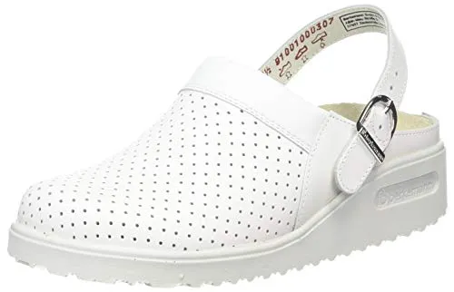 Berkemann Herren Tec-Pro Tammo Schuh für das Gesundheitswesen - Wanderschuhe mit perforiertem Echtleder für optimale Atmungsaktivität, verstellbarem Fersenriemen und waschbaren Wechselfußbetten – ideal für den Einsatz im Gesundheitswesen.