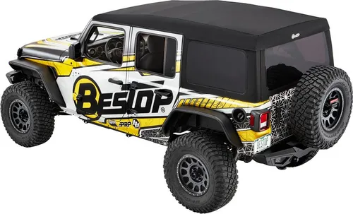 Supertop Ultra 4 Türer Black Twill Bestop Verdeck Jeep Wrangler JL 18-