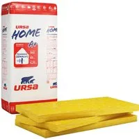 Ursa Home Trennwandplatte 60 mm Glaswolle WLG 040 - Hochwertige Dämmung - Mineralfaser Dämmstoffe, ideal für Trennwände und Decken, mit hoher Feuerfestigkeit und ausgezeichnetem Schallschutz. Ausgezeichnet mit dem Blauen Engel für emissionsarme Wohnumgebung.