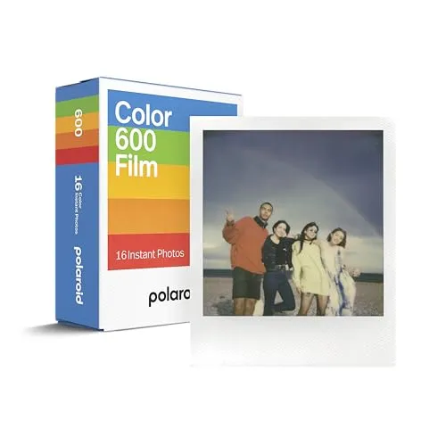 Polaroid Color Film für 600 - Doppelpack mit 16 Sofortbildern, ideal für lebendige Aufnahmen bei Tageslicht