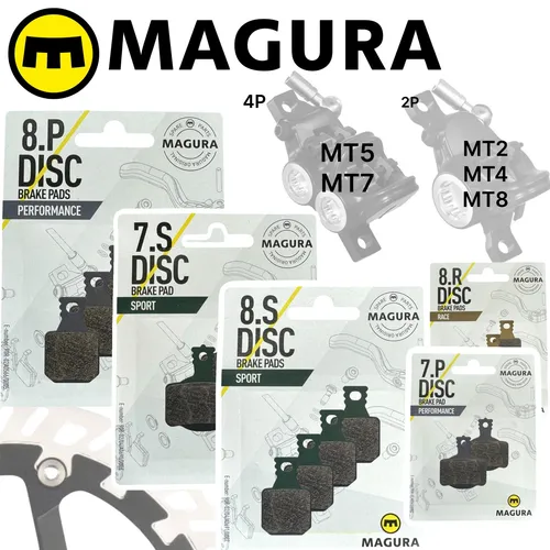 Magura 8.R Race Bremsbeläge - Hochleistungs-Semi-Metallische Bremsbeläge für optimale Bremskraft und Langlebigkeit, ideal für Sport- und Rennradfahrer.