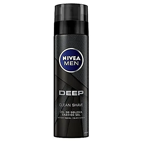 NIVEA MEN Deep Rasiergel für Männer mit Aktivkohle 200 ml