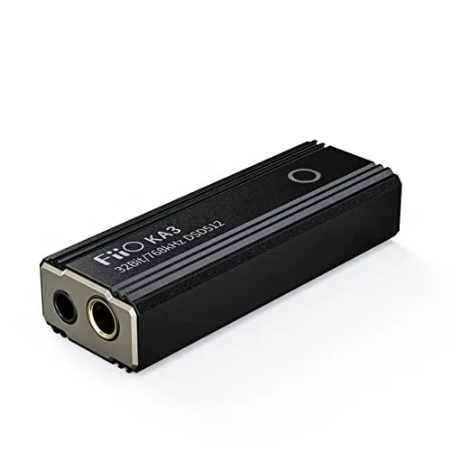FIIO KA3 Tragbarer DAC mit Verstärker für Kopfhörer ES9038Q2M 32bit 786kHz DSD512