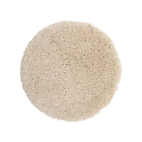 Spirella Badteppich Badematte Duschvorleger Mikrofaser Hochflor | Beige - Flauschige Badematte mit rutschhemmender Unterseite, ideal für Fußbodenheizung. Waschbar bei 40°, schnell trocknend und perfekt für alle Räume.