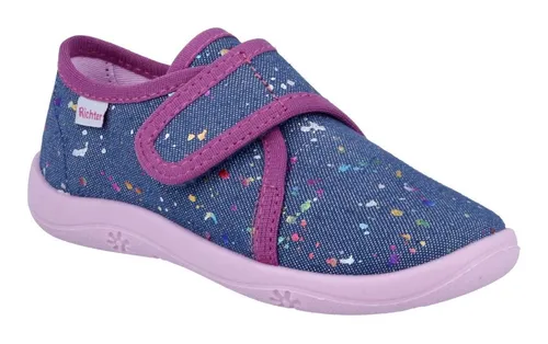 Richter Mia WMS: Mittel Hausschuh Kindergartenschuhe mit WMS, Größenschablone zum Download