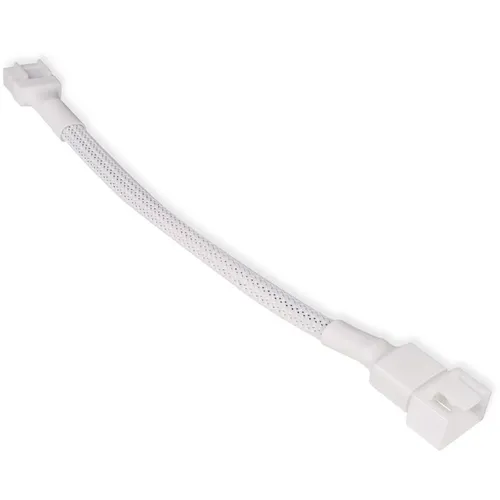 Alphacool Lüfterkabel 4-Pin auf 4-Pin Verlängerung 15cm weiß