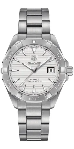 Tag Heuer Aquaracer WAY2111.BA0928 - Elegante Damenuhr in Silber/Weiß - Damenuhren mit zeitlosem Design und hoher Funktionalität, ideal für modebewusste Individualisten, die Stil und Qualität schätzen.