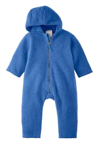 hessnatur Wollfleece Overall für Mädchen und Jungen - Nachhaltiger Unisex Overall aus reiner Bio-Merinowolle, super flauschig und wärmespeichernd – ideal für kalte Wintertage, komplett gefüttert mit Bio-Baumwoll-Jersey.