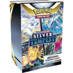 Pokémon TCG: Schwert und Schild Silver Tempest Booster Bundle - 6 Boosterpacks, erweitern Sie Ihre Sammlung und entdecken Sie neue Pokémon VSTAR und VMAX