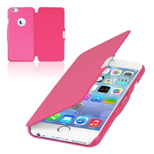 Flip Cover Schutzhülle Case Handyhülle Bookstyle für Apple iPhone 7 Plus Pink