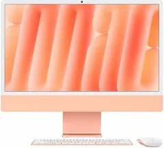 Apple iMac 24" Retina 4,5K 2024 M4/16/256GB 8C GPU Orange BTO - Eleganter All-In-One PC mit 24 Zoll Retina Display, leistungsstarkem M4 Chip und 16 GB RAM. Ideal für kreative Anwendungen und effizientes Arbeiten.