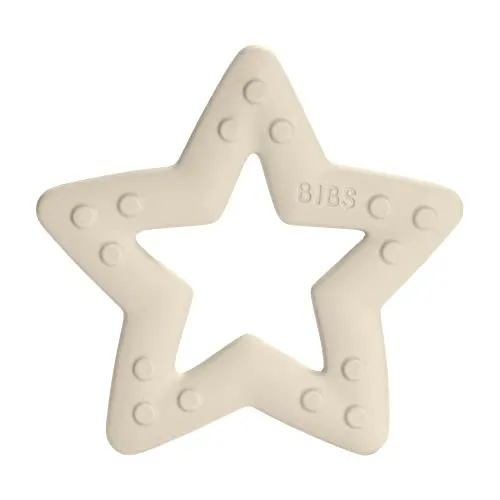 Bibs Baby Bitie Star BIBS Baby Bitie Star Beißring Ivory 1 St.
