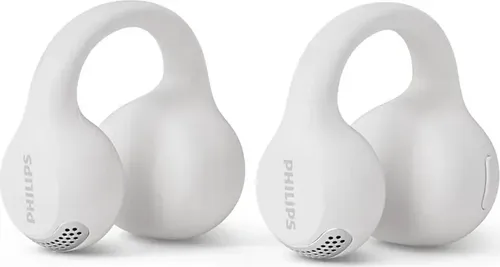 Philips TAQ2000WT Kabellose Kopfhörer - Kabellose Kopfhörer mit 28 Stunden Spielzeit, ideal für langen Musikgenuss ohne Unterbrechungen.
