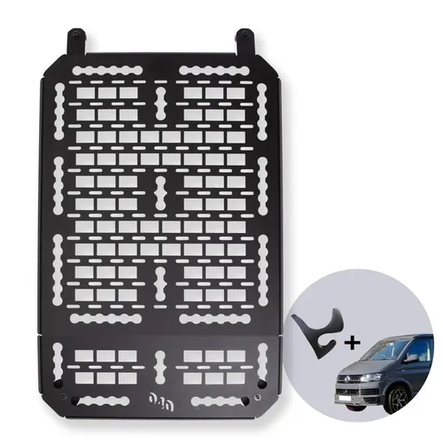 Parts Molle Board für VW T5/T6 mit Multirail/Toprail 040 - Weitere Fahrzeugausstattung: Flexibles Molle Board für VW T5/T6, perfekt für die individuelle Gerätehalterung und optimalen Stauraum.