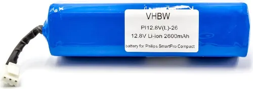 vhbw Akku kompatibel mit Philips Smartpro Compact FC8710 Staubsauger (2600 mAh, 12,8 V, Li-Ion)