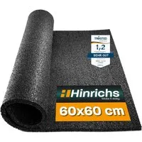 Hinrichs Antivibrationsmatte für Waschmaschinen 60 x 60 cm