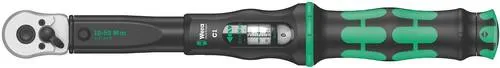 Wera Click-Torque C 1 05075620001 Drehmomentschlüssel mit Umschaltknarre 1/2" (12.5 mm) 10 - 50 N