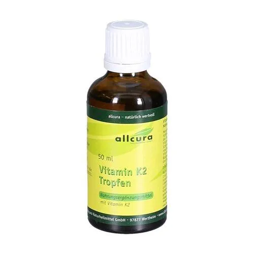 VITAMIN K2 TROPFEN 50 ml - Arzneimittel zur Unterstützung der Knochengesundheit, fördert die Calciumaufnahme und stärkt die Knochenstruktur.