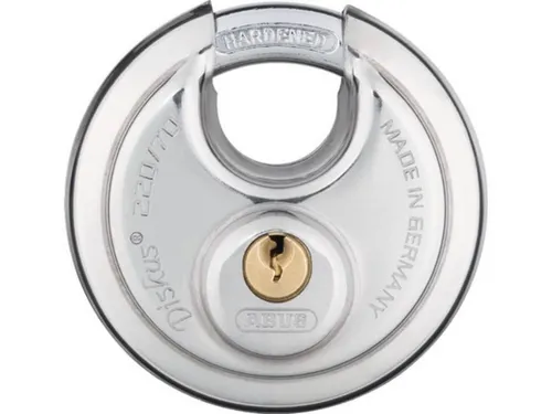 ABUS Vorhängeschloss ABUS 82395 4 Zylindervorhangschloss 220/70 Schlosskörperbreite 70 mm Edelstahl mit 360° Schutz · gehärteter Stahlbügel · Präzisions-Stiftzylinder · zur Absicherung von Türen, Toren, Schränken, Scheunen, Kellern etc. · Schließzwang: Verriegelung nur mit S