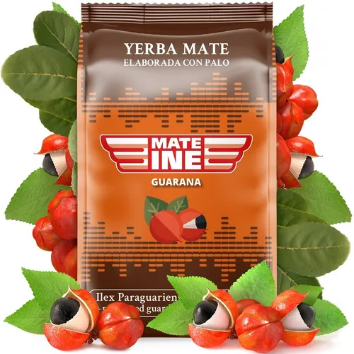 Yerba Mate Tee Mateine Guarana 500g - Starke Yerba Mate aus Paraguay 0,5kg lose