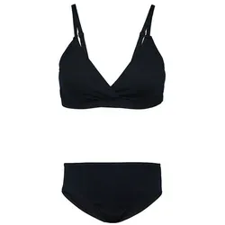 Aquarti Bustier-Bikini Aquarti Mädchen Bikini Set Bustier Bikinislip Zweiteiliger Badeanzug schwarz 158