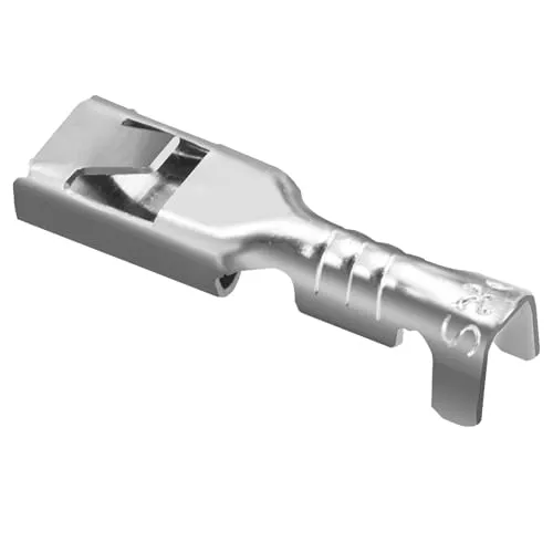 Heschen Flachsteckverbinder, 2,8 mm Crimpanschluss, nicht isoliert, 100 Stück