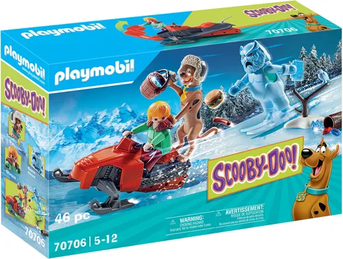 Playmobil Scooby-doo 70706 Abenteuer mit Snow Ghost - Sonstige, ab 4 Jahren geeignet, mit detailreichen Figuren und spannenden Abenteuer-Szenarien für kreatives Spielen.