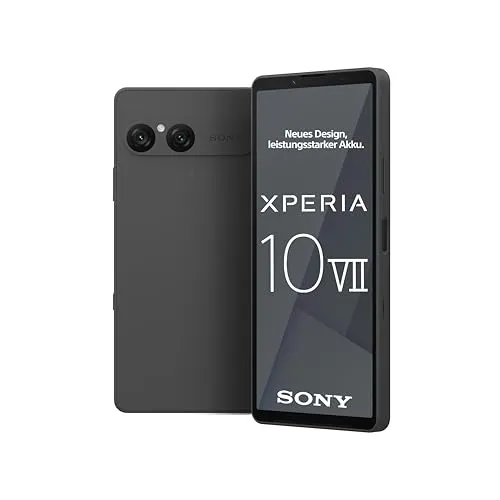 Sony Xperia 10 VII - 6,1" OLED Smartphone mit 120 Hz und 5.000 mAh Akku - Simlockfreies Handy mit beeindruckender Kamera und bis zu 2 Tagen Akkulaufzeit. Genießen Sie flüssige Unterhaltung dank 120 Hz Bildwiederholrate und robustem Design mit IP65/68.