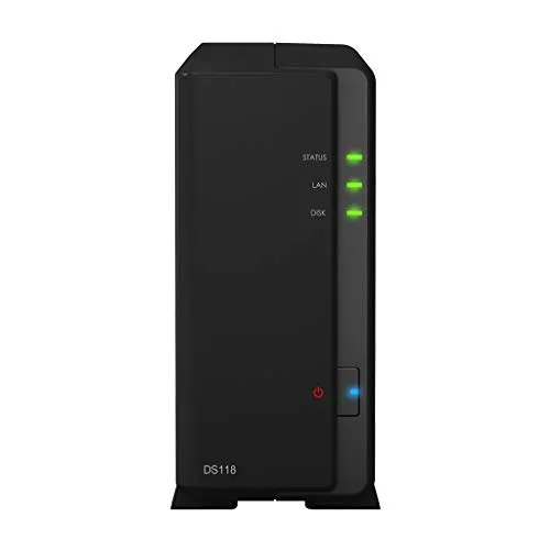 Synology DS118 4 TB (1 x 4 TB WD RED) 1 Bay Desktop NAS Unit