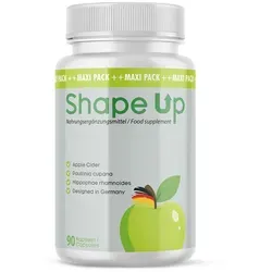 Shape Up (90 Kapseln) – Deine Unterstützung für die Diät - Optimale Ergänzung für kalorienbewusste Ernährung. Mit natürlichen Zutaten, ideal für dein Diätkonzept. Hergestellt in Deutschland, reicht für 45 Tage. Perfekt für Frauen und Männer!