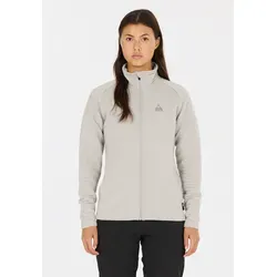 Sweatjacke SOS "Muju", Damen, Gr. XL, grau, 75% Polyester, 22% Viskose, 3% Elasthan, unifarben, casual, normal, ohne Ausschnitt, Langarm, Sweatjacken, aus weichem und strapazierfähigem Material