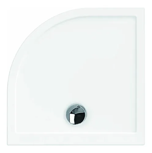 Hoesch Samar Viertelkreisduschwanne 900 x 900 mm - Weiß - 4459.010 - Duschwannen, elegante Viertelkreisduschwanne mit 550 mm Radius für platzsparende Lösungen im Badezimmer.
