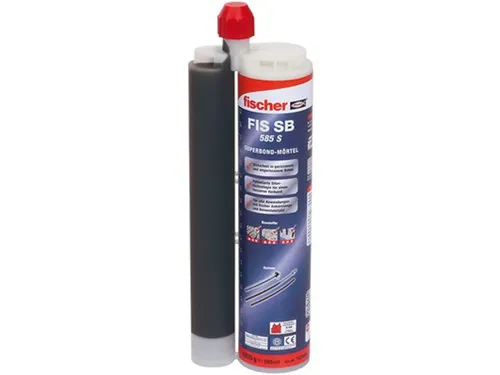fischer Superbond-Mörtel FIS SB 585 S - Injektionsmörtel mit hoher Verbundspannung für optimierte Montage, geeignet für Temperaturen bis +150°C und sogar bei -15°C einsetzbar.